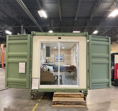 20FT CONTAINER HOME GREEN