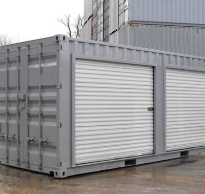 20FT ROLL-UP CONTAINER grey