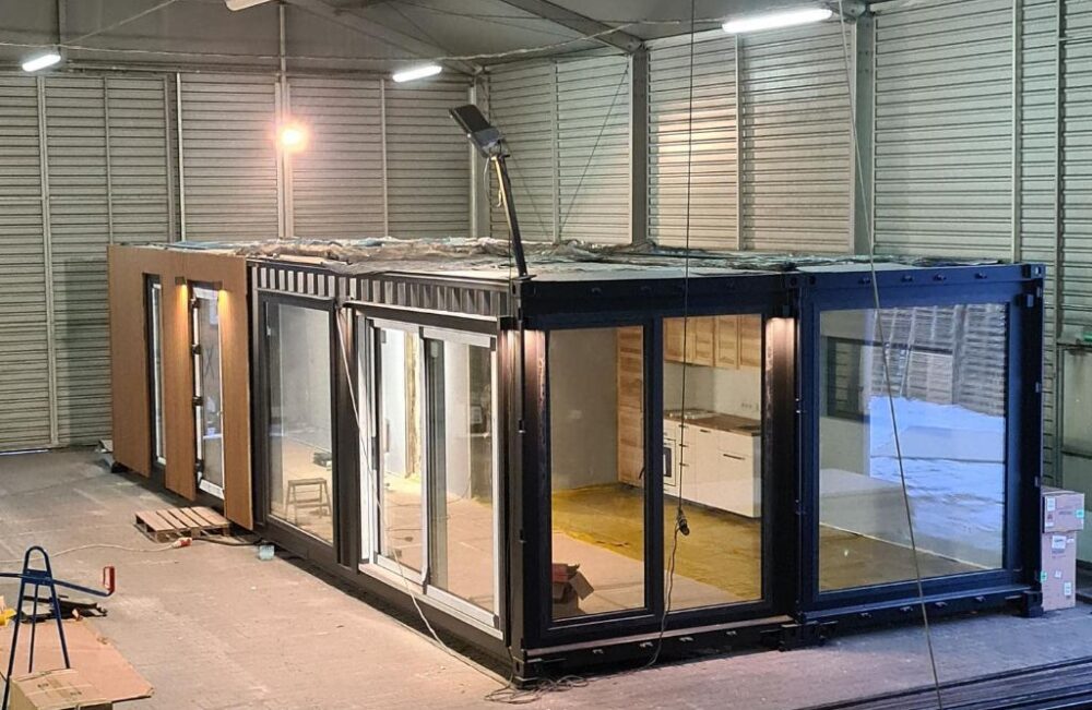 40FT GLASS CONTAINER HOME/OFFICE