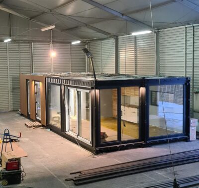 40FT GLASS CONTAINER HOME/OFFICE