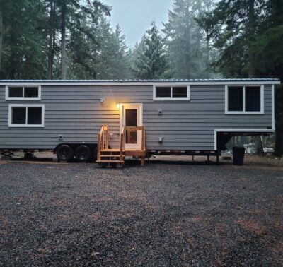 40FT HOME ON WHEEL GRAY