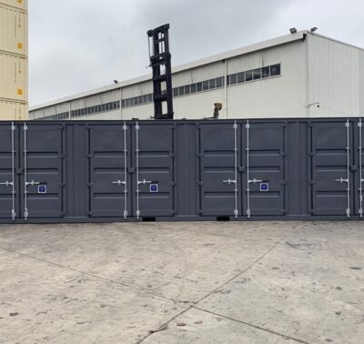 40FT SHIPPING CONTAINER black