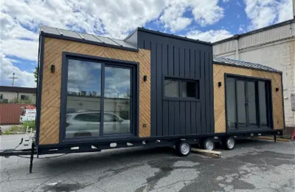 40FT Steel Frame Tiny House with Downstairs