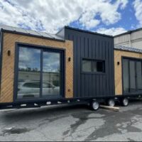 40FT Steel Frame Tiny House with Downstairs