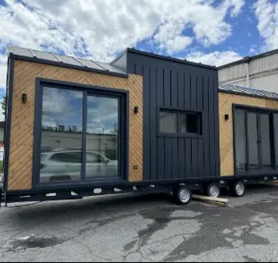 40FT Steel Frame Tiny House with Downstairs